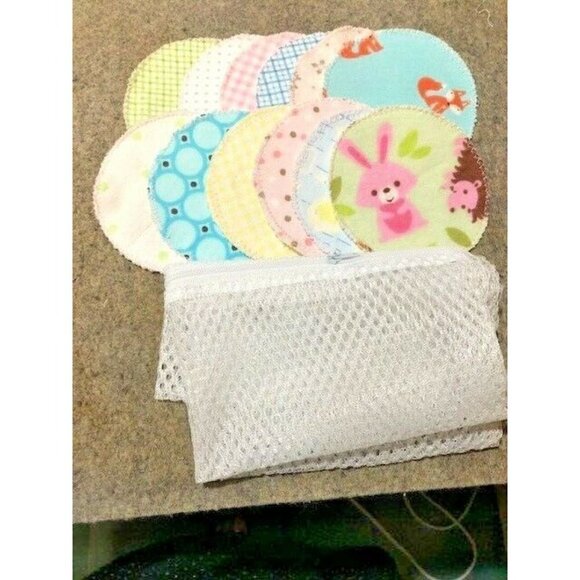 Cotton Reusable Makeup Remover Pads Wipes Washable Facial Rounds H… - Picture 1 of 3